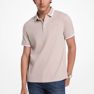 Michael Kors “Greenwich” Cotton Polo Shirt 👕 SIZE LARGE